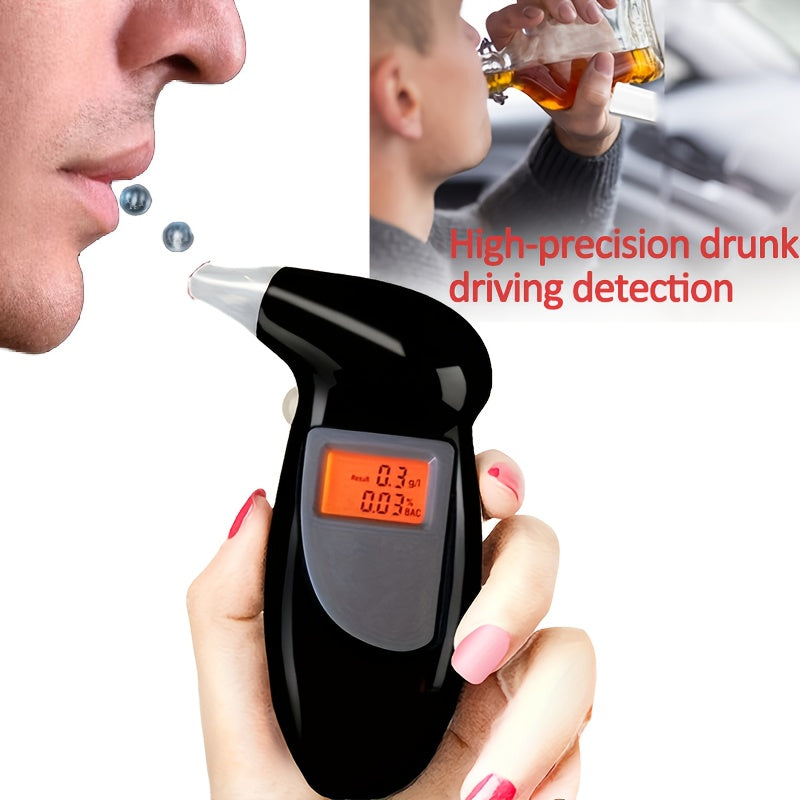 Portable Digital Alcohol Tester Blood Alcohol Content No Battery Needed