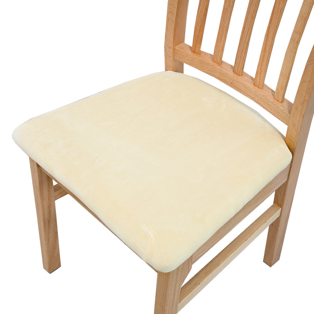 Velvet Dining Chair Slipcovers for Home and Event Decor, 1 Piece