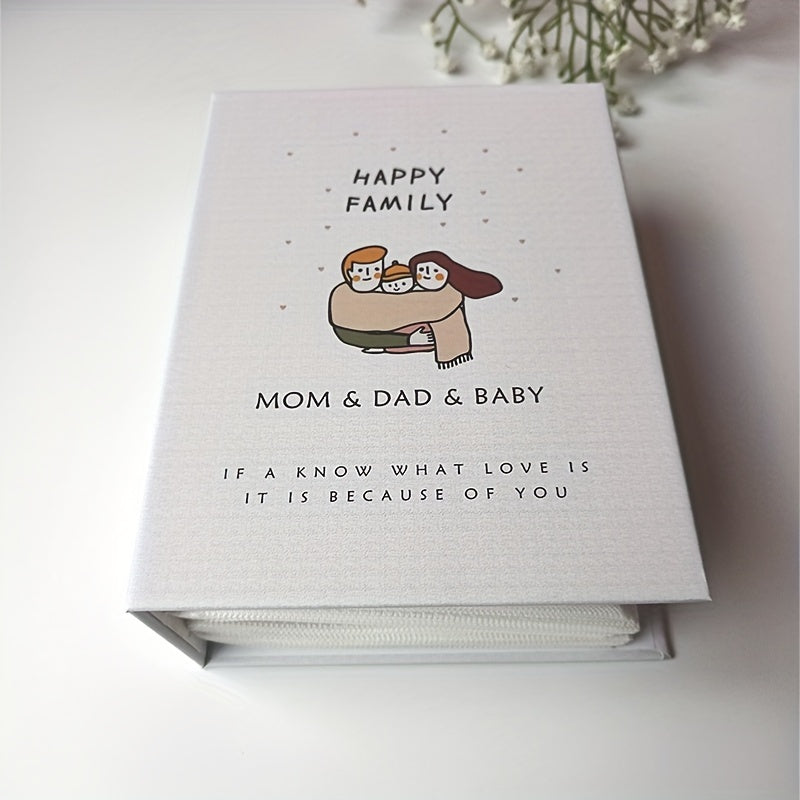 1 шт. 15,24 см 100 листов фотоальбом для семейных и студенческих фотографий, альбом с большим объемом для вставок. Идеальный зимний и праздничный подарок.