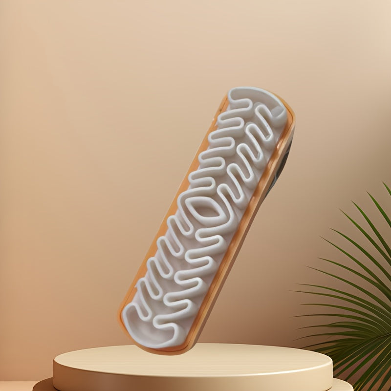 Unisex Suede Shoe Brush with Raw Rubber Edge for Dirt and Nap Removal