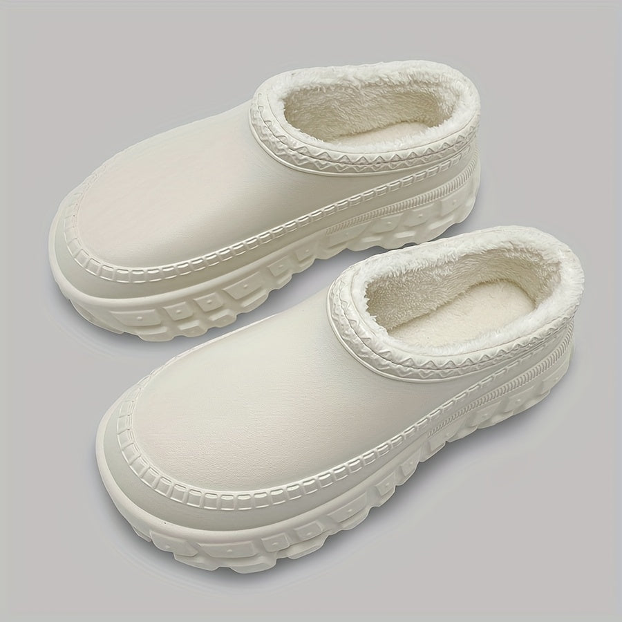 Unisex Winter Slip-On Slippers Waterproof Indoor Outdoor EVA Casual