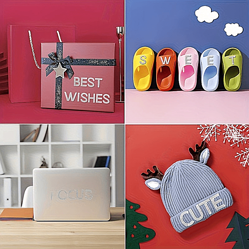 26 Pieces Self-Adhesive Silver Rhinestone Letters A-Z for DIY Clothing Shoes Hats Car Decor