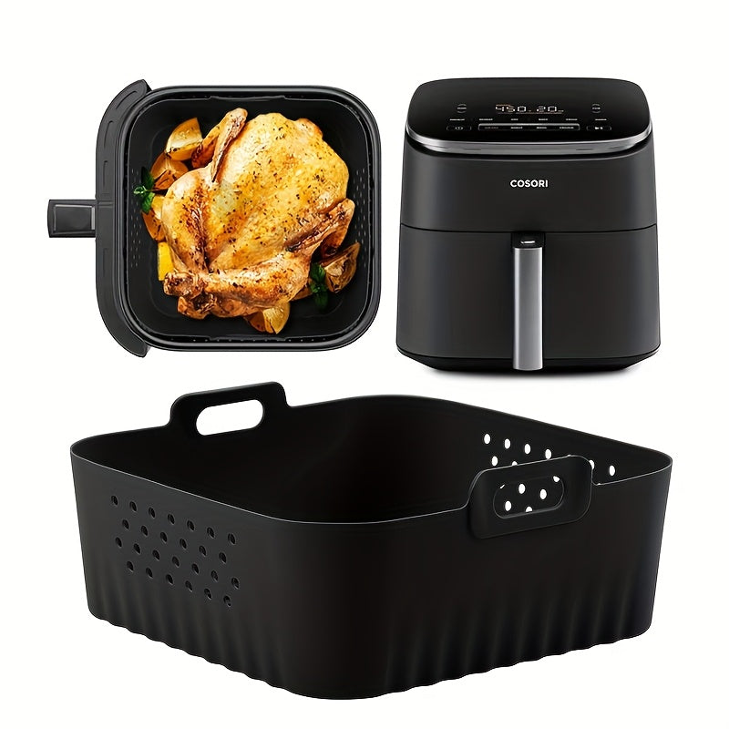 Силиконовая вставка для аэрогриля 22,35 см, термостойкая, легко очищается, подходит для аэрогрилей объемом 5,5-7 кварты