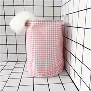 Rangli tekis mato saqlash savati kiyimlar, o'yinchoqlar uchun, yig'iladigan choyshab, yotoqxona, hammom, mehmonxona uchun