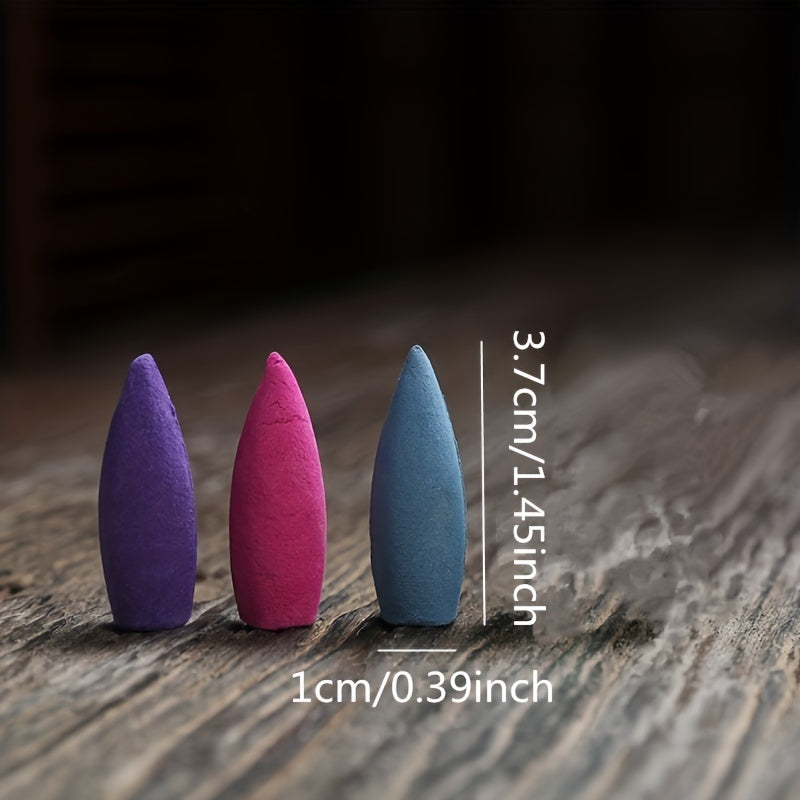 Tabiiy tutun trubkasi, atirgul, mugwort, sandal daraxti, jasmin va yashil choy hidlarining kombinatsiyasi bilan, tutun ushlagichi bilan birga. Meditatsiya va yoga uchun ideal, mukammal sovg'a qiladi.