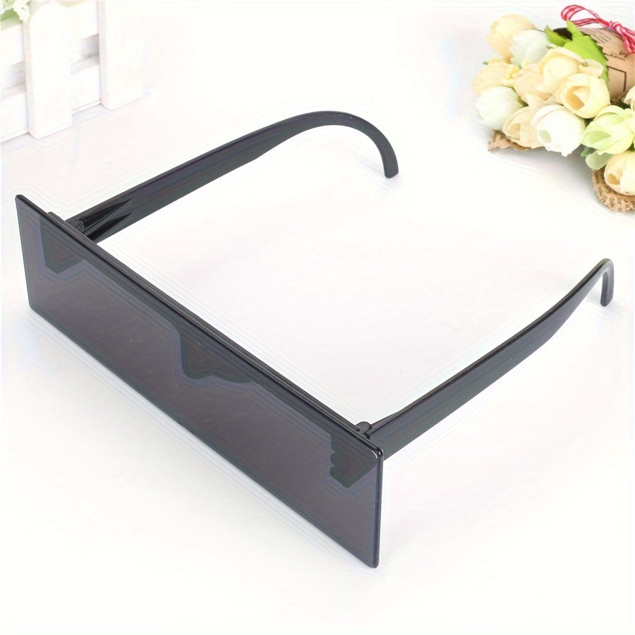 Unisex Mosaic Glasses Party Eyewear Cosplay Costume Novelty One-Piece