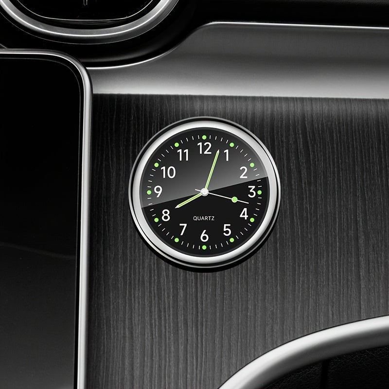 Decorative Car Dashboard Clock Non-Rechargeable Quartz Stick-On Accessory