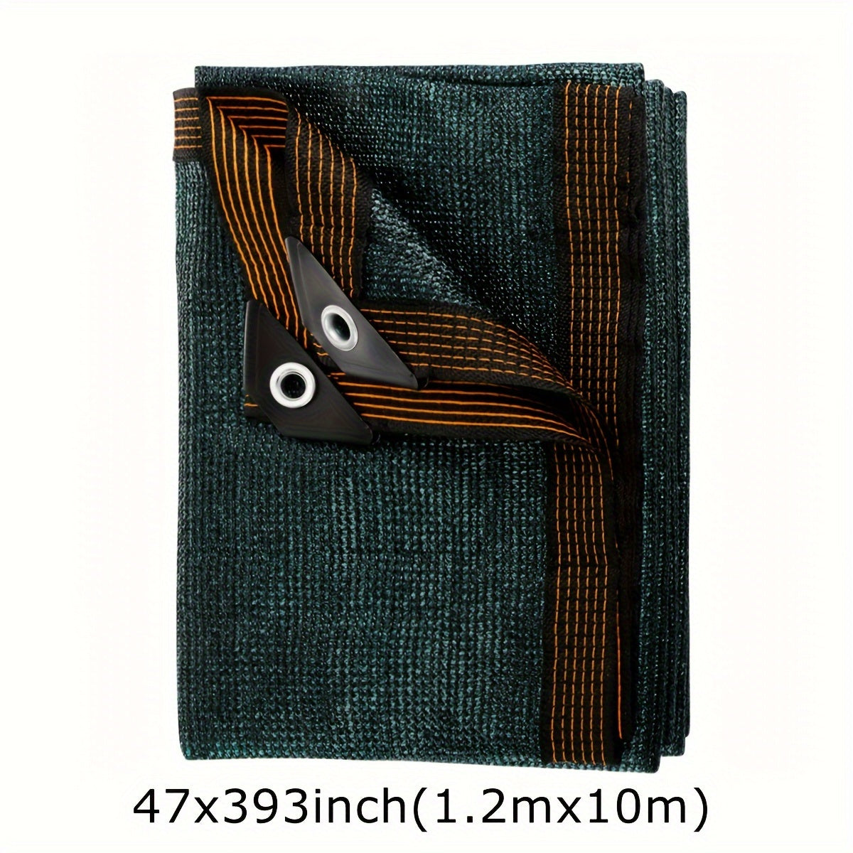 Green Privacy Fence with 6-Pin Encryption 90% Shading Aluminum Buckles 4 Corner Protectors