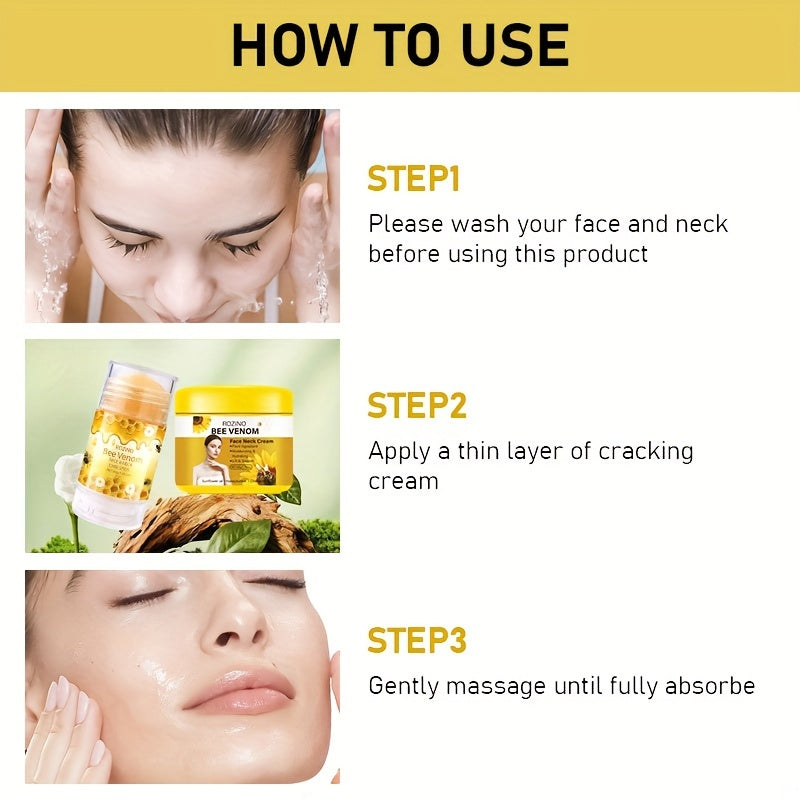 Yuz, bo'yin va ko'krak uchun All Skin All-in-One Qattiqlashtiruvchi Parvarish to'plami, Yorqin Bej