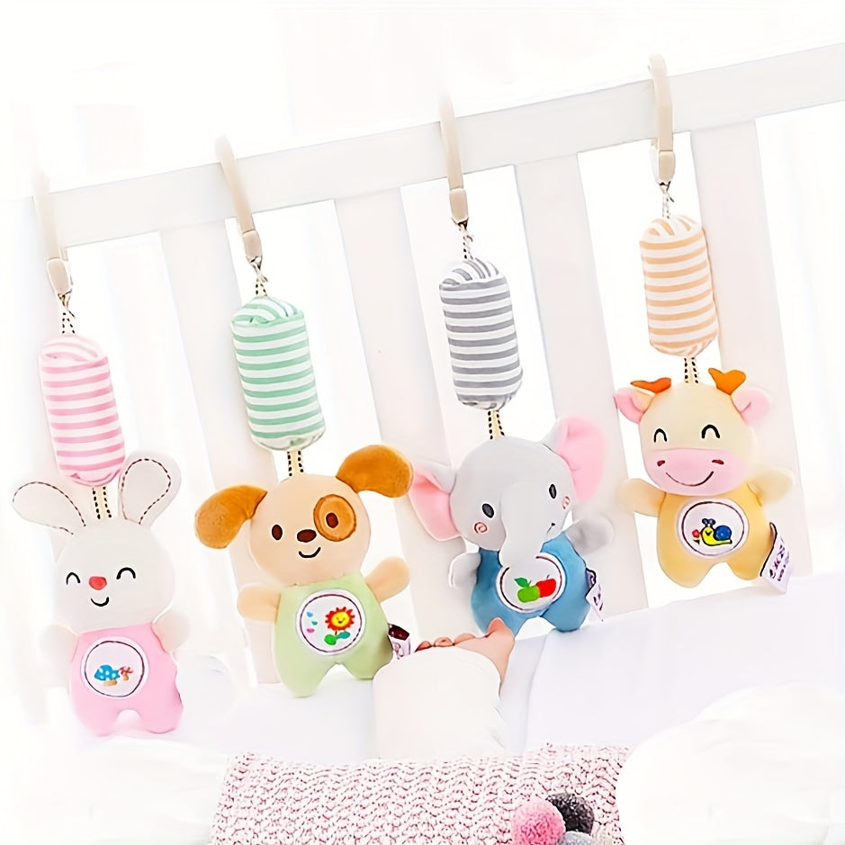 Baby Toy Accessories Wind Chimes with Stroller Bed Car Seat Pendants Cartoon Animals Elephant Rabbit Deer Puppy