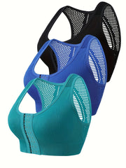 Women's Breathable Seamless Sports Bra Large Size, Lightweight, No Underwire