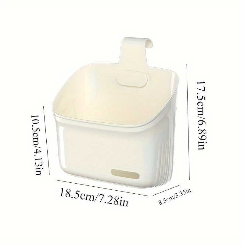 Multi-Purpose Plastic Storage Basket for Kitchen Bathroom and Home Use