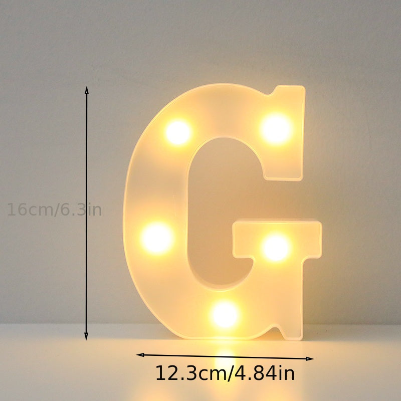 LED Alphabet Letter Lights for Home Decor Wedding Birthday Christmas Party