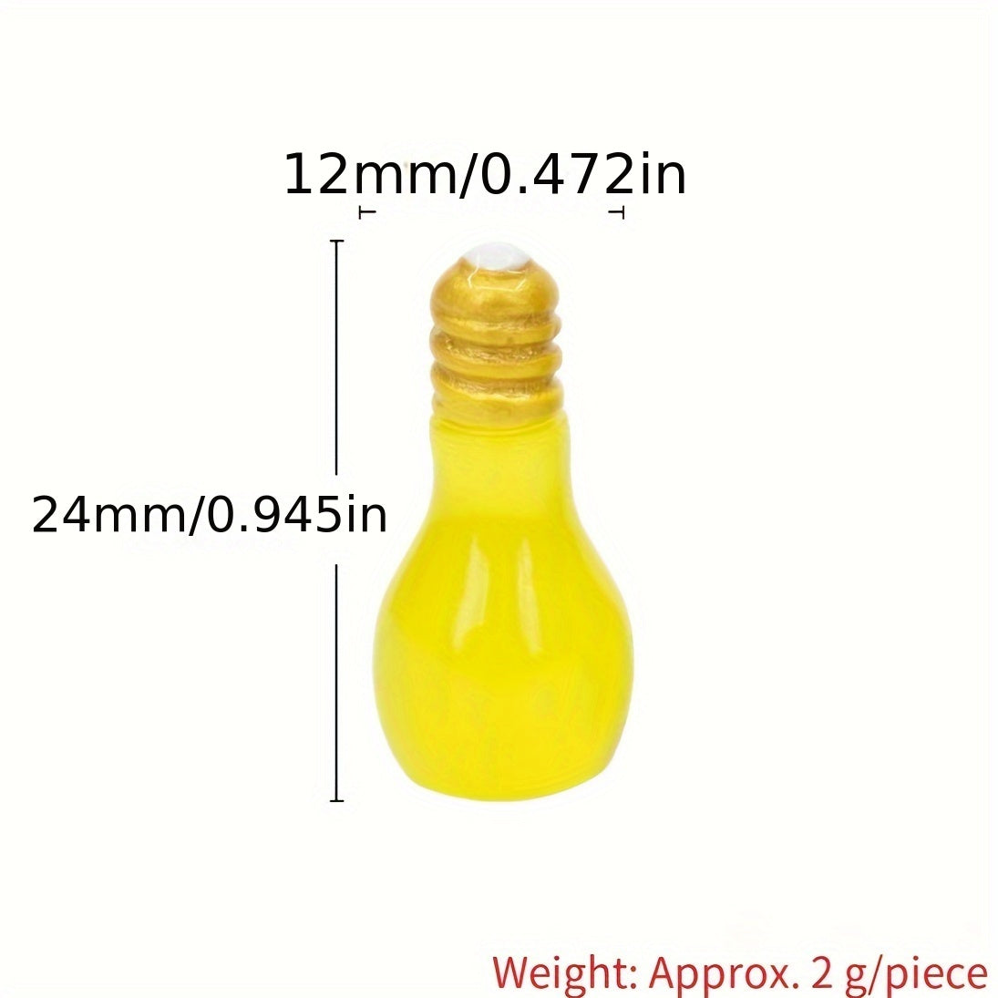 1 шт. Светящийся в темноте фигурка лампочки, DIY декор для вечеринки, брелок, не требует питания.