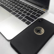 Metal Tree of Life Sticker for Mobile Phone Laptop Decoration Plastic No Gem