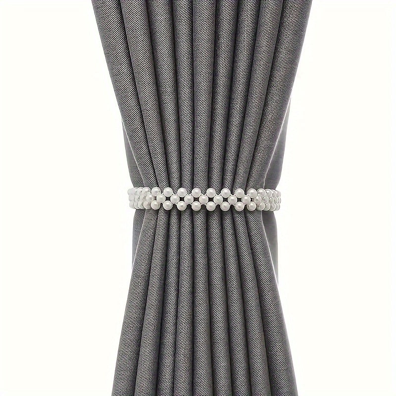 Golden Deer and Pearl Curtain Tiebacks Adjustable Elegant Home Decor