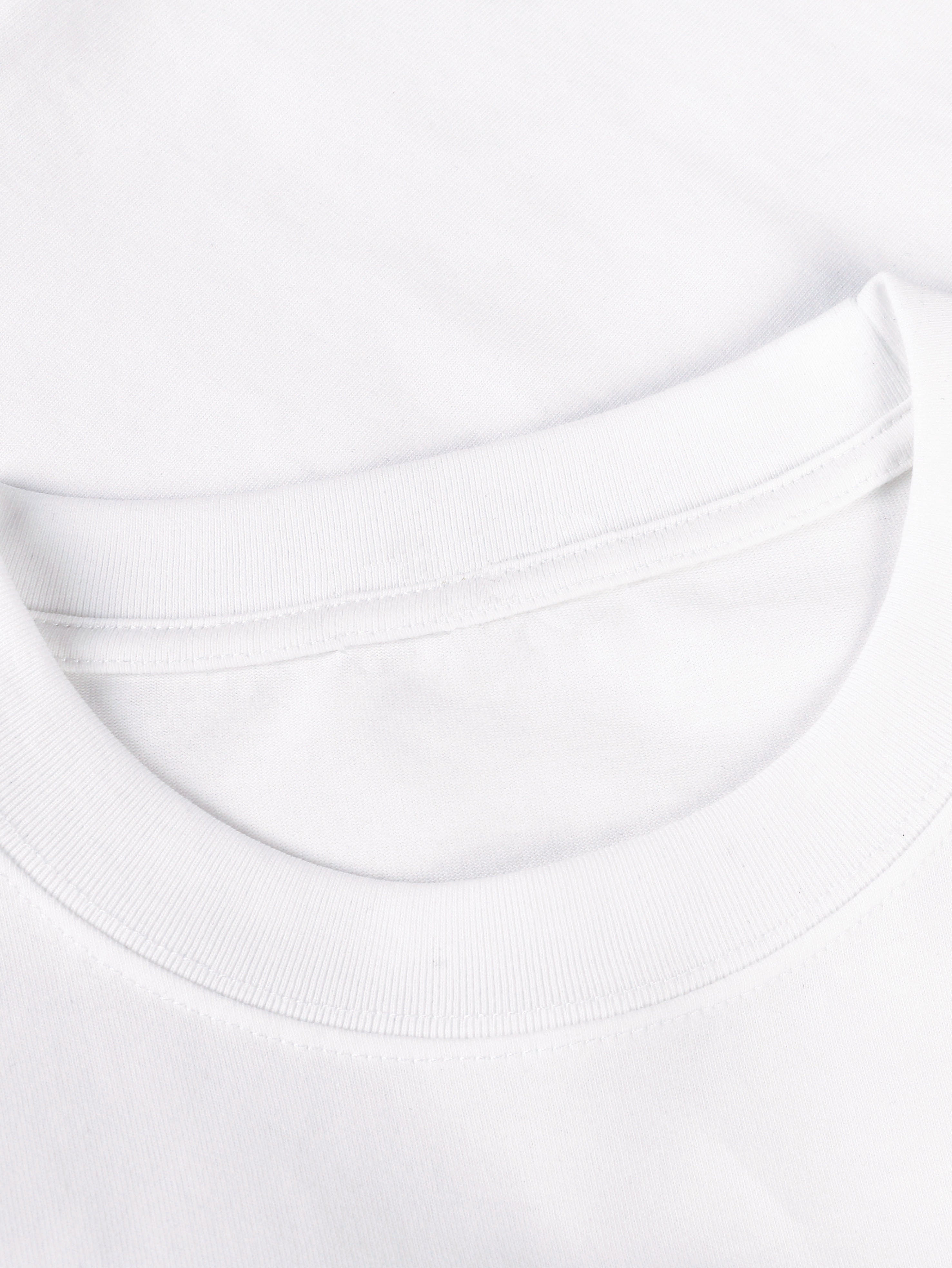 Camiseta de algodón unisex para verano, 260 g, corte holgado, cuello redondo, manga corta, color sólido