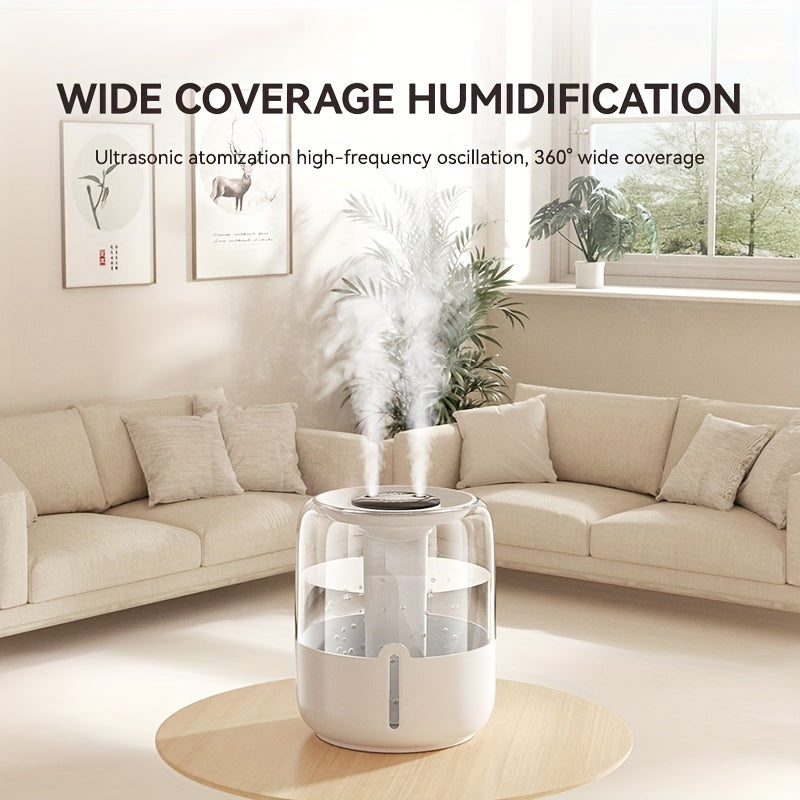 Humidifier 3.8L with Night Light USB Powered Mist Mode Easy Refill