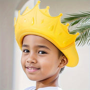 Children's Adjustable BPA-Free Shower Cap for Boys and Girls in Pink Blue Yellow Pack of One or Two