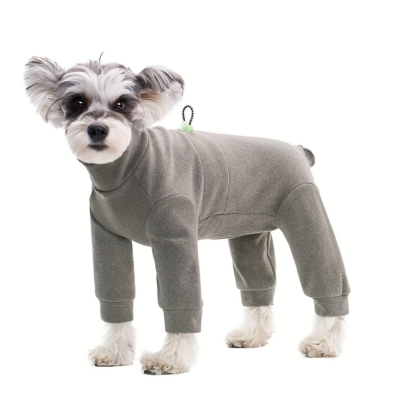 Pet Dog and Cat Jumpsuit Thermal Fleece Adjustable Chest All-Season Small Medium Large