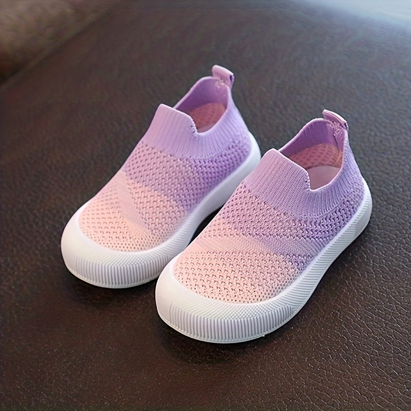 Lightweight Knitted Sneakers for Kids Boys and Girls Breathable Casual Shoes for Spring and Fall