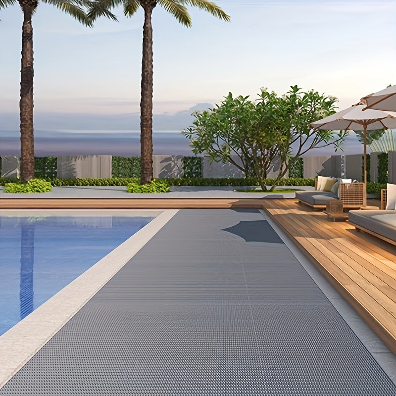 PVC Bath and Shower Safety Mat Waterproof Anti-Slip Geometric Design Easy to Clean