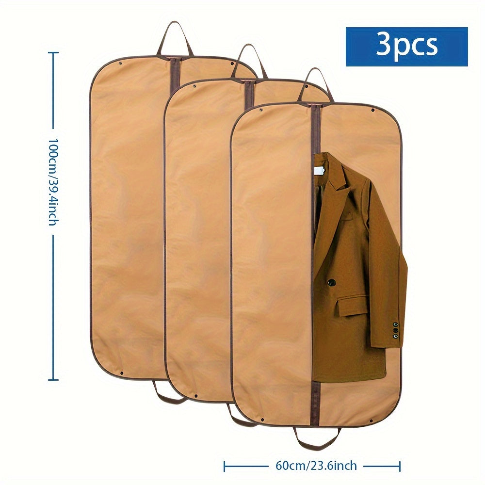 Cloth Storage Bag with Zipper Portable Foldable Dustproof Clothes Organizer
