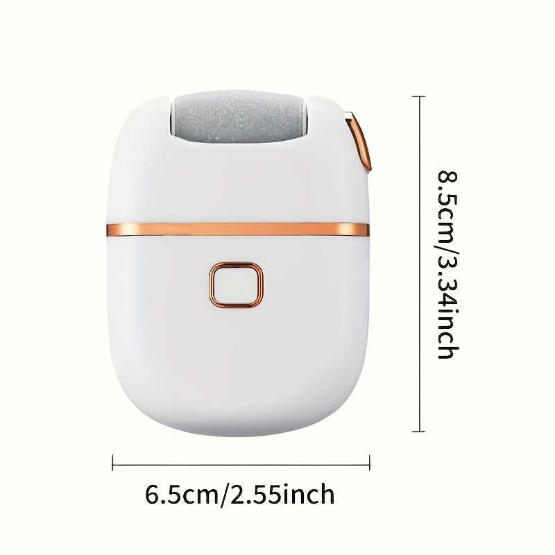 Rechargeable Electric Foot Grinder for Pedicures with 3 Heads and USB Charging