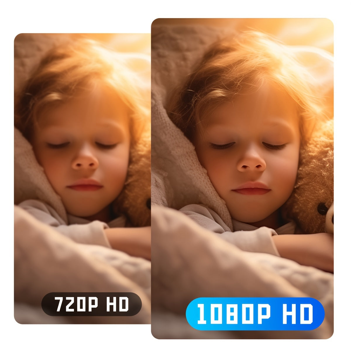 1080P HD WiFi камера безопасности с PTZ, ночным видением, двусторонним звуком, обнаружением движения, автоматическим отслеживанием, приложением для смартфона