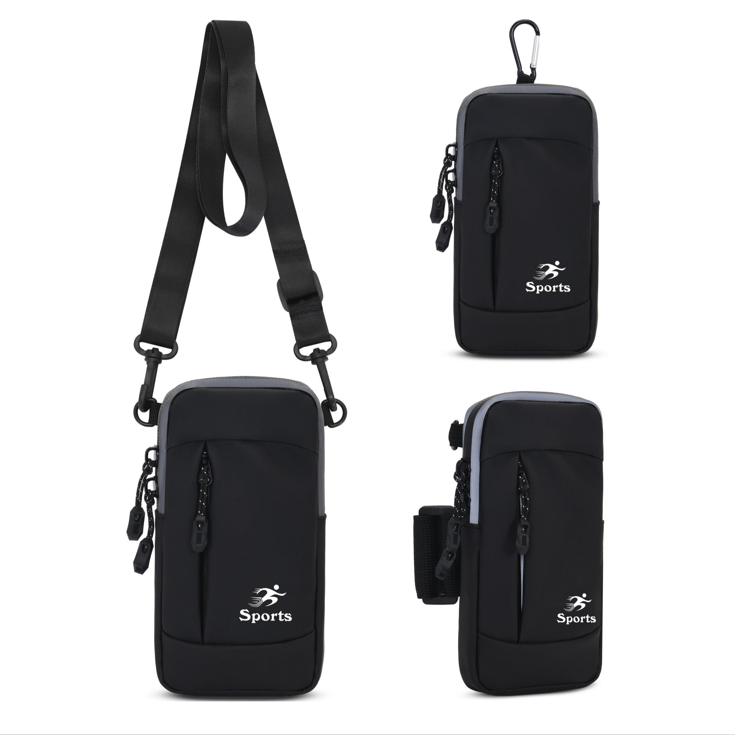 Мобильная сумка на руку для бега, сумка безопасности для джоггинга и мини-сумка через плечо для телефонов до 7 дюймов.