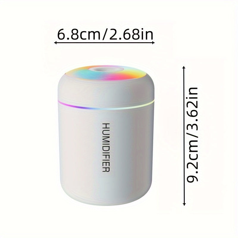 USB Car Aromatherapy Diffuser with 180mL Water Capacity Portable Humidifier for Car and Bedroom