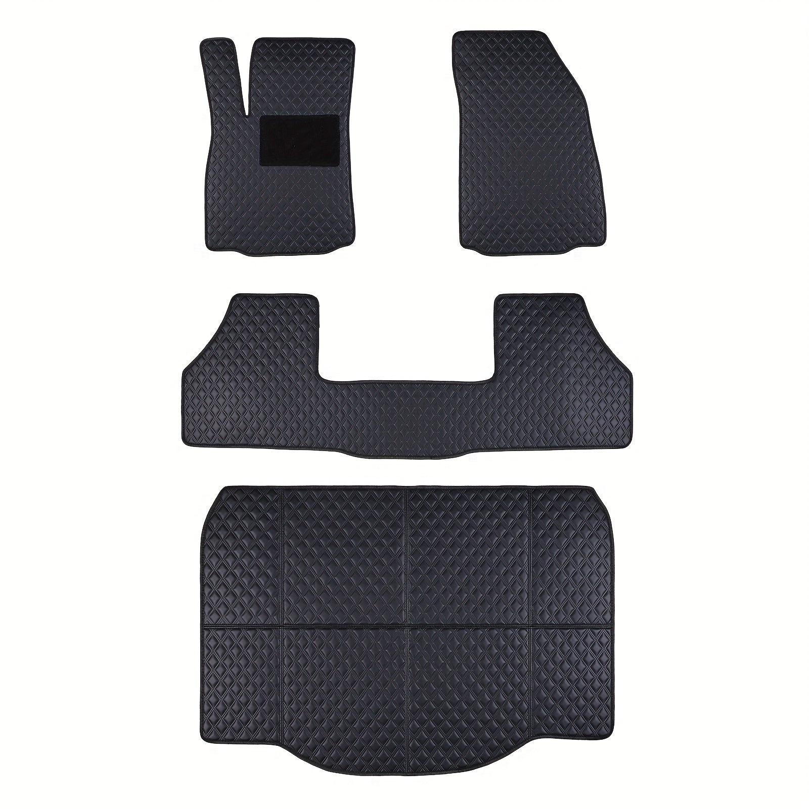 Car Foot Mat Set All-Weather Cargo Luggage Trunk Pad for SUV