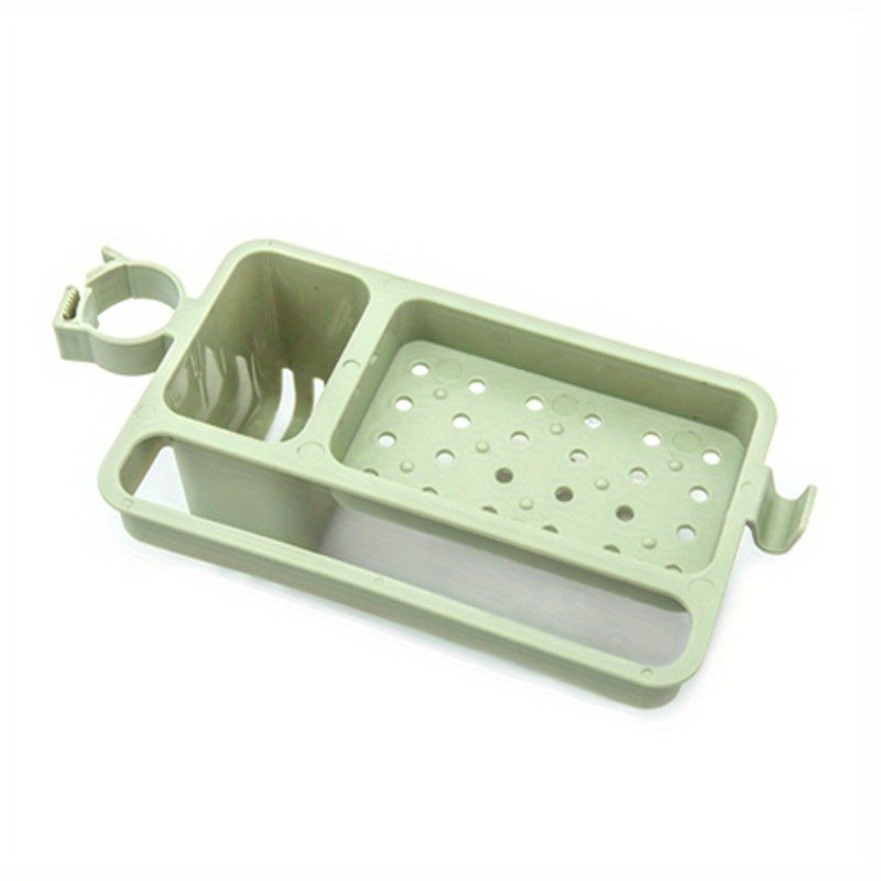 Modern Plastic Kitchen Organizer Rack No-Drill Storage Shelf for Home Organization