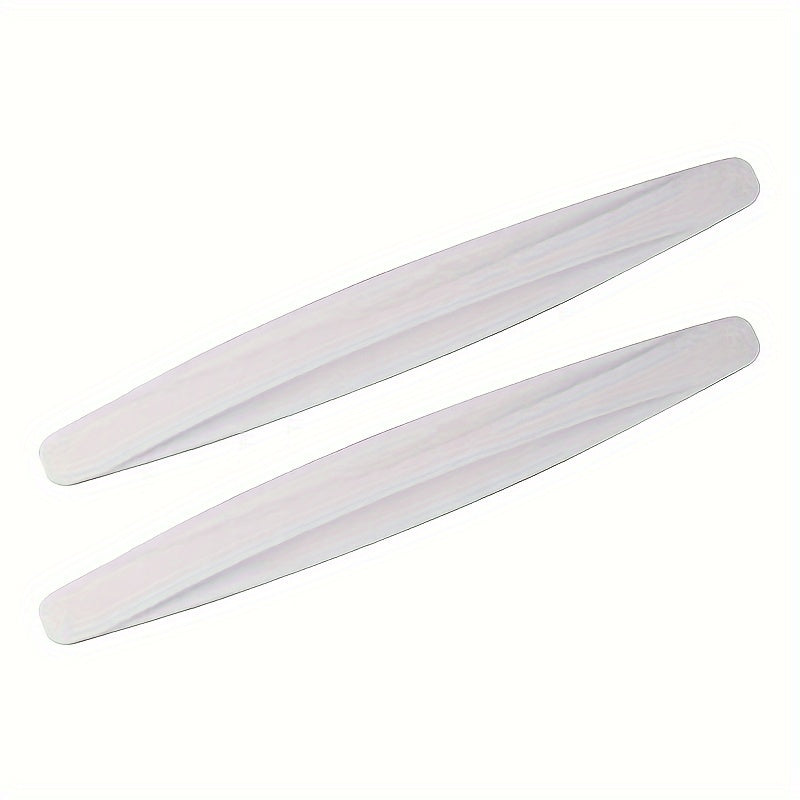 2pcs Rubber Car Corner Bumper Guards Anti-Scratch Universal Front Rear Protectors