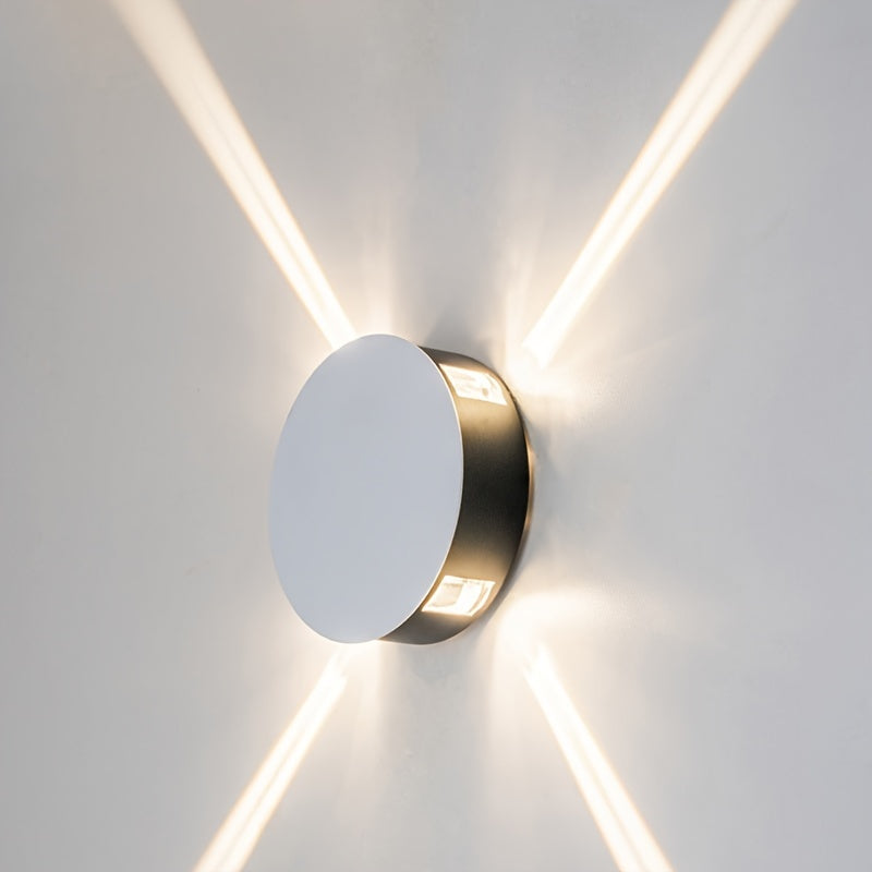 Modern Round Aluminum LED Wall Light for Living Room and KTV