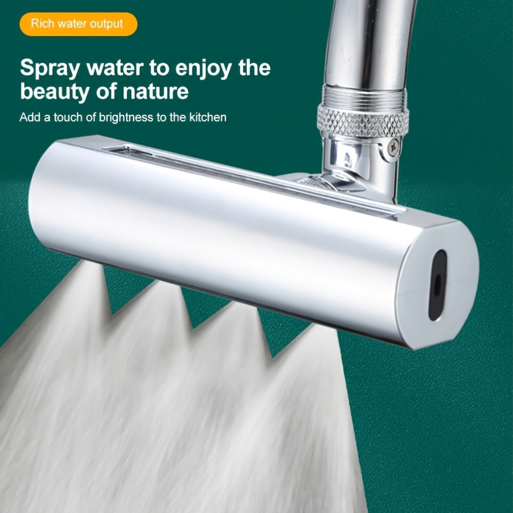 Kitchen Faucet Aerator Set with 4 Functions, 360-Degree Rotation, High-Pressure Water Flow