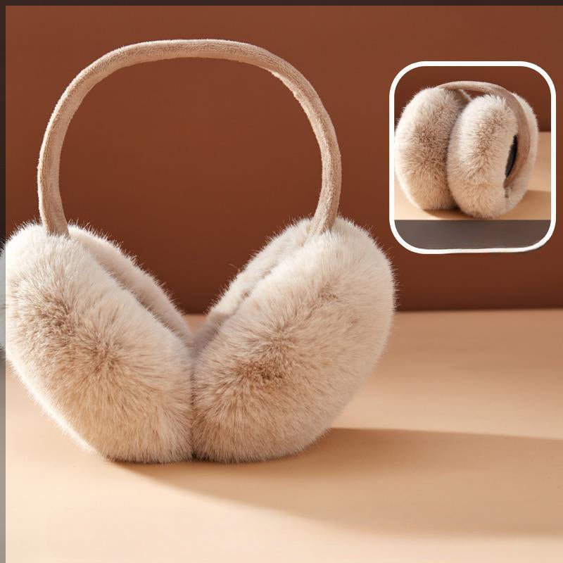 Orejeras plegables acogedoras para invierno con protectores de oreja, puntas y bolsas