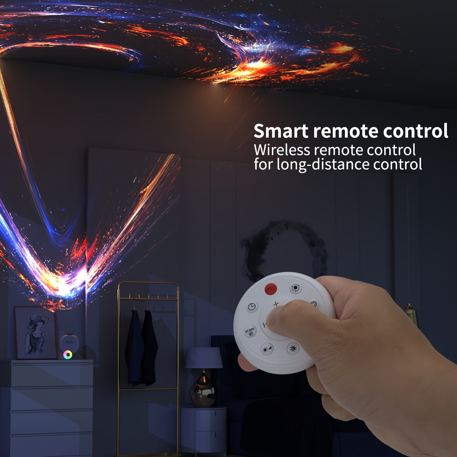 Kids Starry Night Projector Set with RGB Lights | 13-in-1 Nebula, Music, 4K