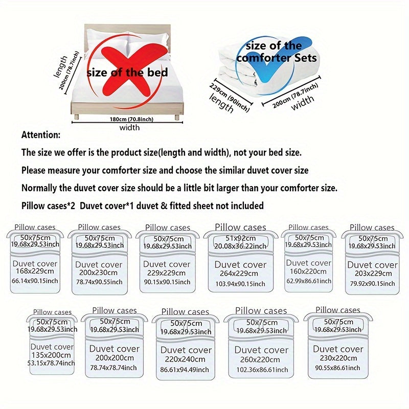 3-Piece Romantic Rose Butterfly 3D Duvet Cover Set with 2 Pillowcases Soft Breathable Polyester Bedding for Home Dorm Decor