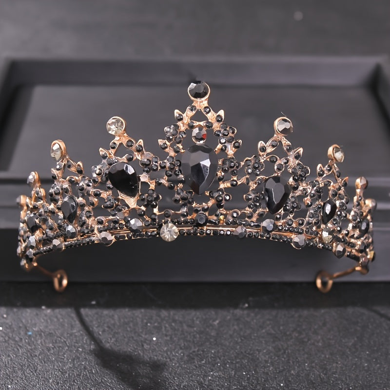 Princess Crown for Women and Girls, Queen Tiara, Elegant Silver Headpiece