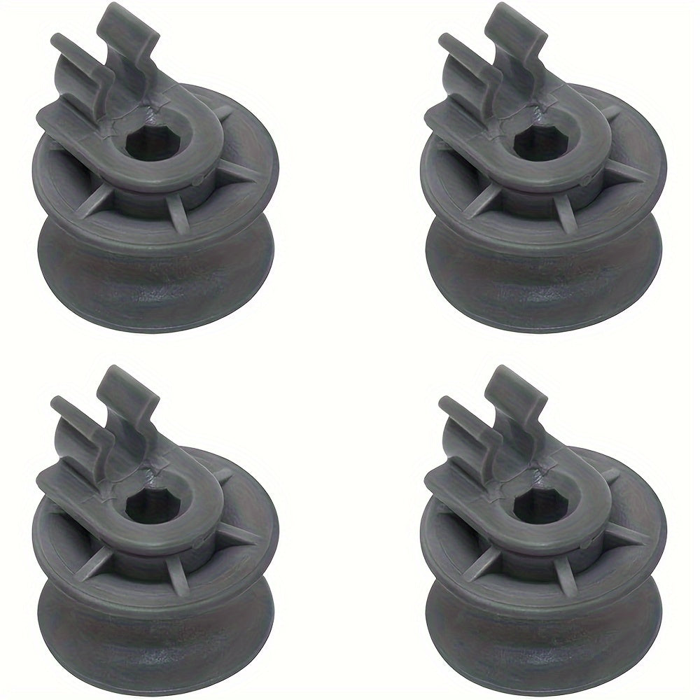 Set of 4 Plastic Upper Dishrack Roller Wheels for Dishwasher Models 4581DD9001B PS3523050
