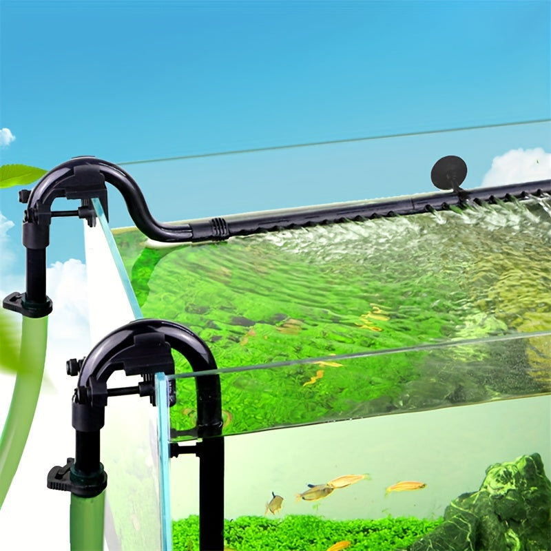 Fish Tank Filter Accessories with 4-Point Water Inlet and Outlet Buckets