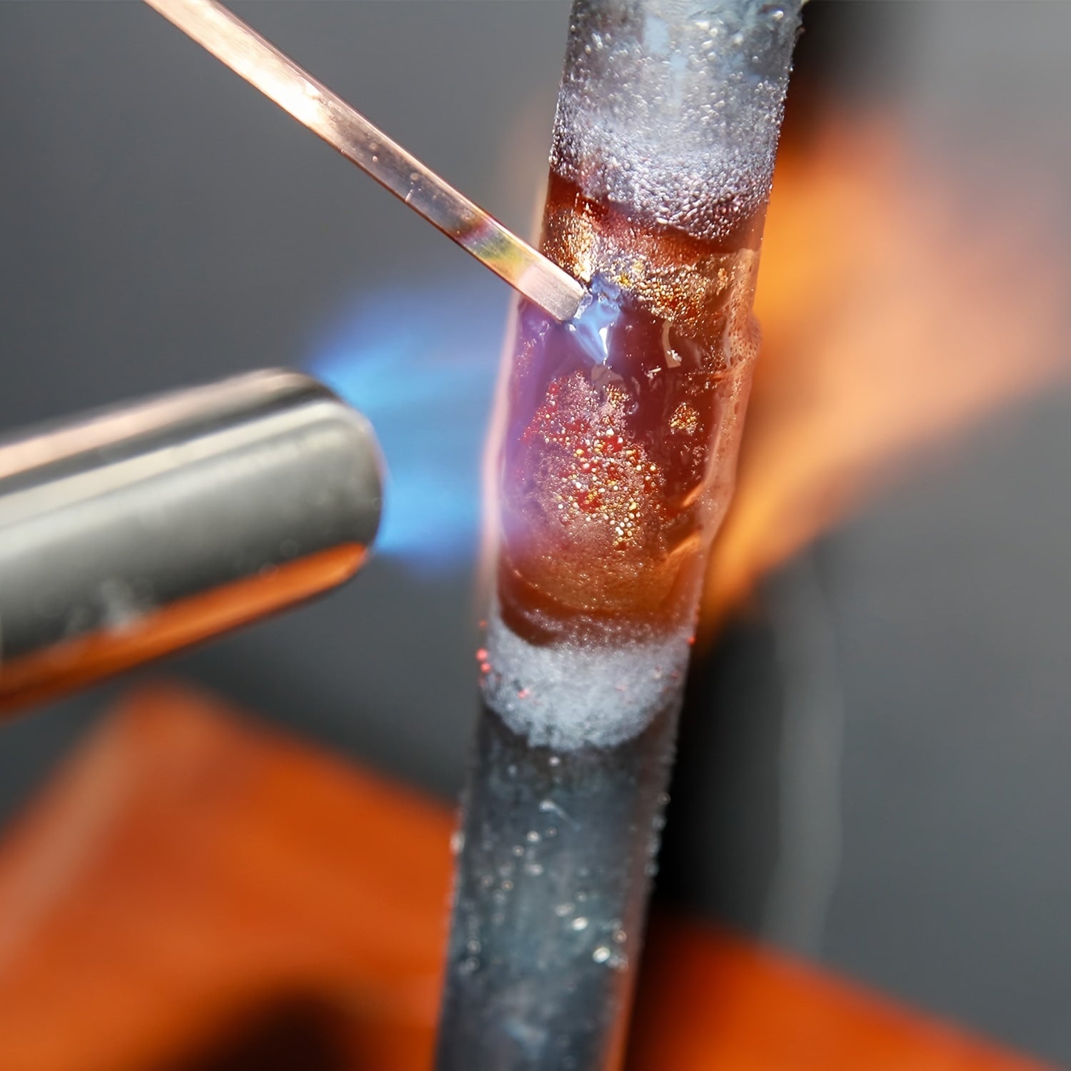 Copper Tube Welding Electrodes for Air Conditioning Refrigerator Maintenance Phosphor Copper Flat Electrodes