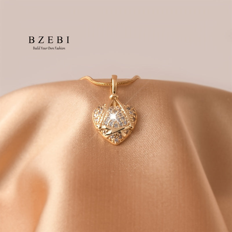 Винтажное шикарное золотое подвесное ожерелье, идеально подходит для Дня матери, Дня святого Валентина или в качестве подарка для друзей, включает подарочную коробку