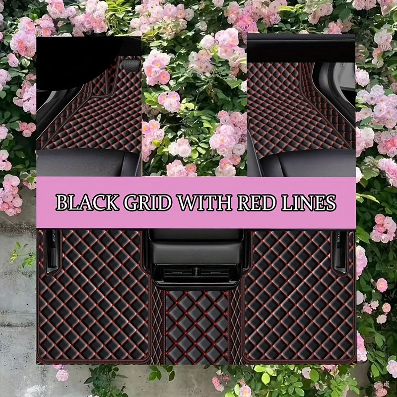 Sun’iy charm avtomobil pol pozvoloqli mato, suv o'tkazmaydigan, barcha mavsumlar uchun to'liq qamrov, chap haydovchi uchun