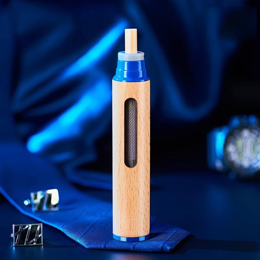 Mini Wooden Car Ashtray Smoke-Resistant Organizer for Vehicle and Office