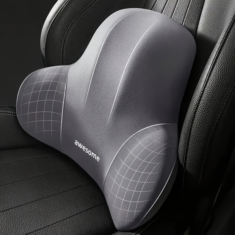 Пена с памятью для офисного кресла, подушка для поясницы, нескользящая, моющаяся, подушка для спинки и сиденья