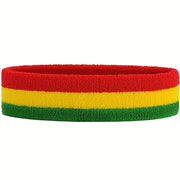 Unisex Cotton Sports Headband and Wristband Set for Yoga and Fitness