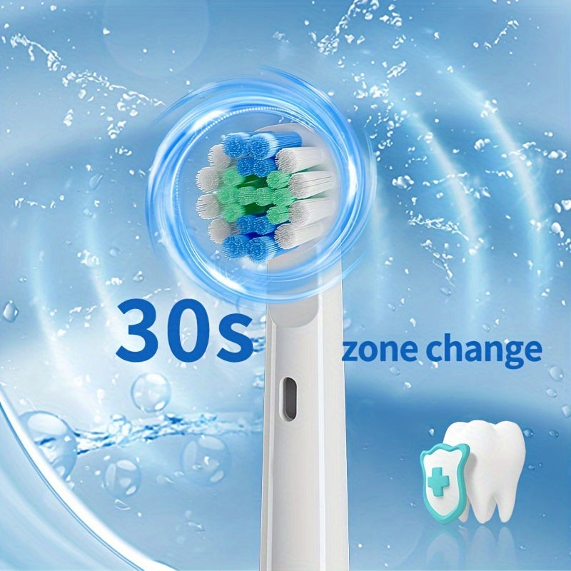 Kattalar uchun Elektr tish cho'tkasi, 8 ta cho'tka boshli va taymer bilan chuqur tozalash