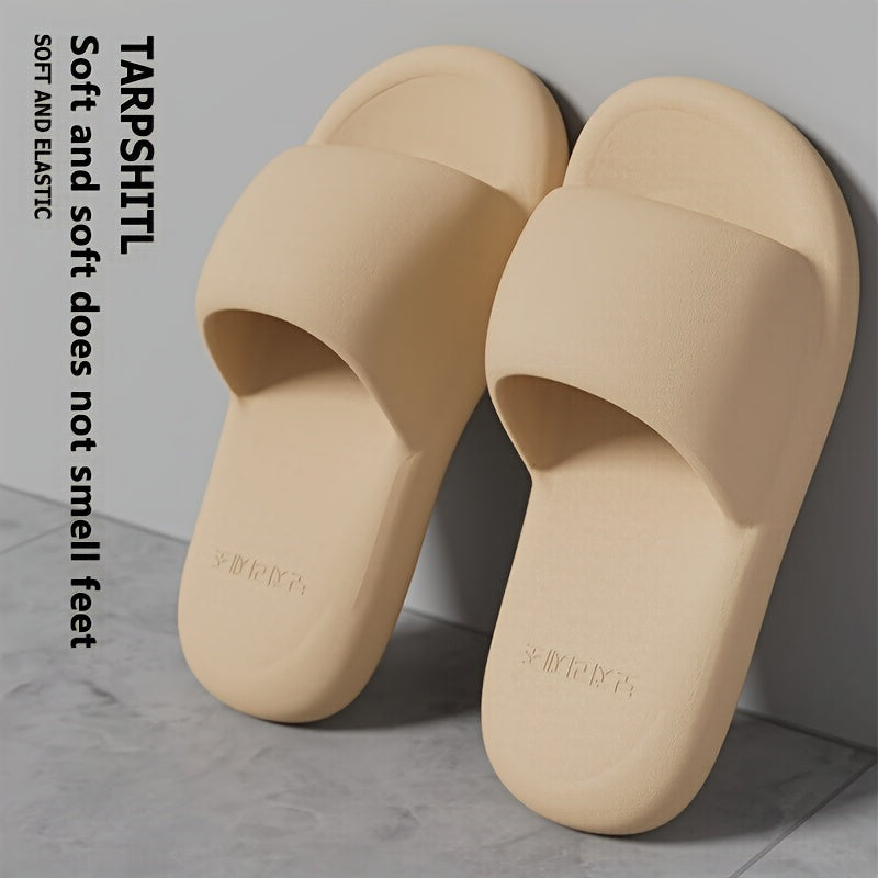 Ayollar paxtadan tayyorlangan ochiq barmoqli shippaklar, yumshoq taglik bilan, yozgi plyaj, bir rangli